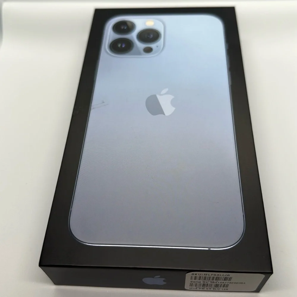 BOX ONLY: Apple iPhone 13 Pro Max in Sierra Blue 128GB